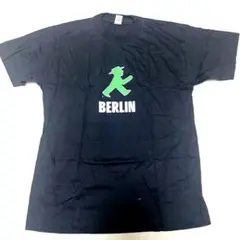 ロゴスター ベルリン アンペルマン 半袖 Tシャツ ブラック M