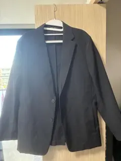 ブラック テーラードジャケット M ユニクロ　UNIQLO