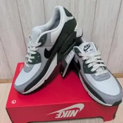 NIKE Air Max 90セメントグレー/グリーン27cm新品未使用タグ付き