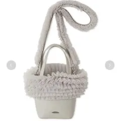 LILY BROWN チュール切り替え3wayトート