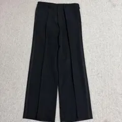 00s Made in Italy wide slacks black