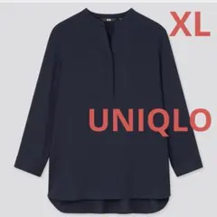 レーヨンスキッパーブラウス　ユニクロ　UNIQLO