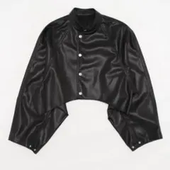 2026年最新】round short fake leather jacketの人気アイテム - メルカリ