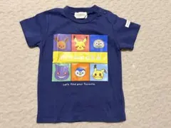新品　monpoke モンポケ 半袖Tシャツ ネイビー 90cmのサムネイル