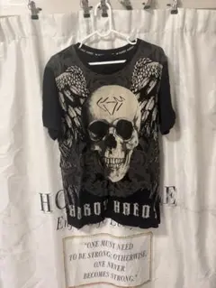 HARDY HARDY スカルプリント 半袖 Tシャツ