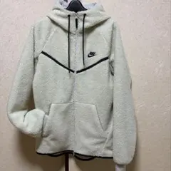 Nike ボアジャケット フード付き ダブルジッパー(L)
