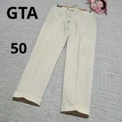 GTA ジーティーアー コットン カジュアルパンツ クリーム色系 ゴルフ 50