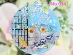 ✧SALE✧【No.014】猫と夏のお話のキーホルダー