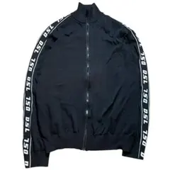 DIESEL ディーゼル　オーバーサイズ ブラック カーディガン DIESEL ディーゼル 長袖ロングニットカーディガン メンズ
