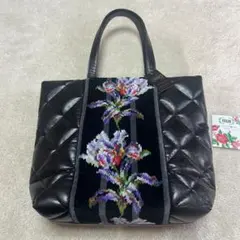 FEILER 黒 キルティング トートバッグ