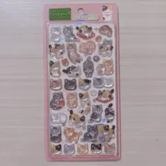 【新品未使用】正規品　和柄 ボンボンドロップシール 猫 新作柄