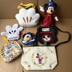 ディズニー　ミッキーマウス ポーチ　バッグ　セット