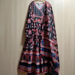 ★秋冬クルタ★インド民族衣装 総花柄のアナルカリクルタセット【53A-28】 2025年最新】アナルカリの人気アイテム - メルカリ