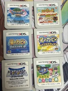 【動作未確認】3DSカセット 6本セット