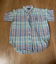 Ralph Lauren チェック柄 半袖シャツ 2/2T