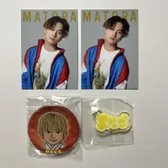 岡尾真虎　居酒屋えぐざいる アクリルネームキーホルダー 缶バッジ フォトカード