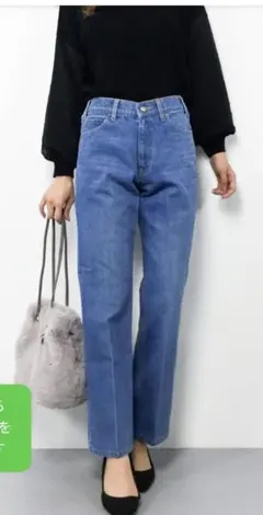 SLOBE IENA Fi.m センターライン ブーツカットデニムパンツ　38のサムネイル