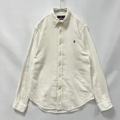ラルフローレン/ポロバイプレイヤー刺繍/ボタンダウンシャツ/長袖シャツ/