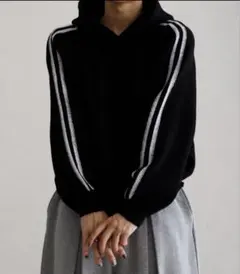 ニット パーカー