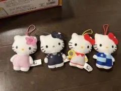 マック　ハッピーセット　ハローキティ ぬいぐるみストラップ 4体セット