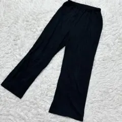 【c6355】LOWRYS FARM イージーパンツ ブラック