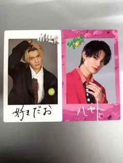 SMILE POP 佐野勇斗　M!LK トレカ　2枚セット