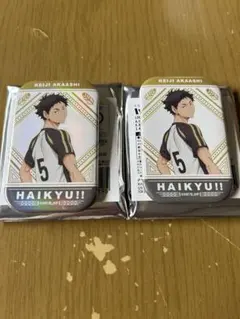 ハイキュー!! ホログラムスクエア缶バッジコレクション 赤葦京治