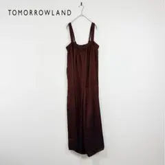 TOMORROWLAND バッククロスコンビネゾン 36 ブラウン トゥモローラのサムネイル