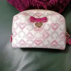 COACH ハート柄 ポーチ ピンクのサムネイル