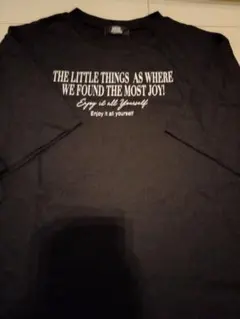 メッセージプリント 長袖Tシャツ 2色セット