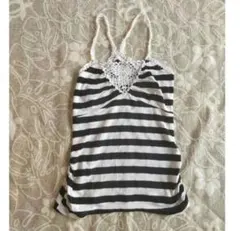レディース　トップス　ボーダー　キャミソール