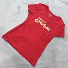 OLDNAVY ロゴプリント 半袖Tシャツ コットン100% M 赤のサムネイル