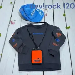 【devirock 120】ストリート風ロゴデザイン スウェットトレーナー