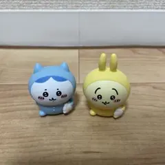 ちいかわソフビパペット　ちいかわパジャマ　ハチワレ　うさぎ　2品セット