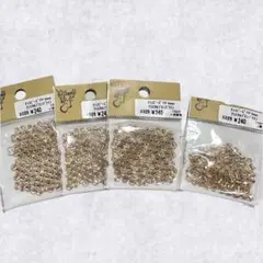 貴和製作所 チェコビーズ FP 4mm クリスタルブロンズライン まとめ売り