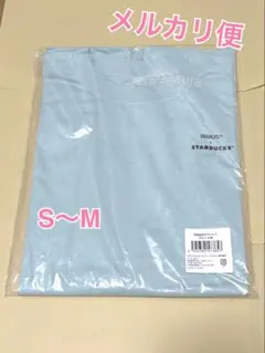 PEANUTS (SNOOPY) スタバ Tシャツ ブルー S-Mのサムネイル