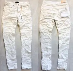 新品 PURPLE BRAND ホワイトスキニーデニム 29 パープルブランド