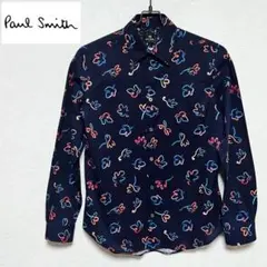 PS Paul Smith ポールスミス　植物,花柄 長袖シャツ　S