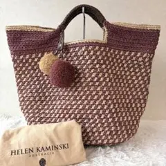 HELEN KAMINSKI PETANI ラフィア トートバッグ タグ付未使用 - メルカリ
