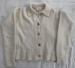 ミラーオーウェン Mila Owen アイボリー カーディガン