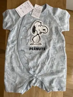 PEANUTS スヌーピー柄ロンパース 60-70cm