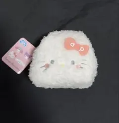 新品未使用サンリオキャラクターズ むきゅむきゅミニキャラメルポーチ ハローキティ