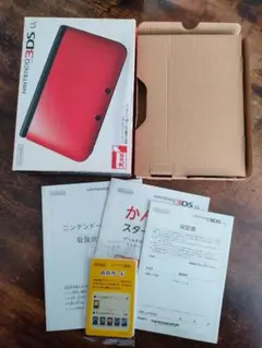 任天堂 ニンテンドー3DSLL　レッドブラック　空箱　①