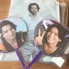 嵐 松本潤 クリアファイル ミニうちわセット