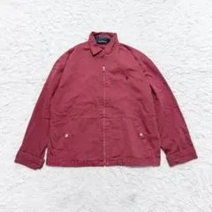 OLD ポロラルフローレン　スウィングトップ　ドリズラージャケット　レッド　Mのサムネイル