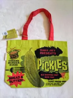 【未使用】トレーダージョーズ(Trader Joe's)トートバック　ピクルス