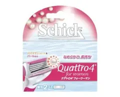 Schick クアトロ4フォーウーマン 替刃 2コ入のサムネイル