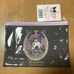 サンリオ 50th Anniversaryフラットポーチ　マイメロディー&クロミ