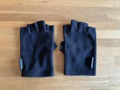 モンベル　シャミース フィンガーレスグローブ　メンズSサイズ　ブラック