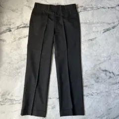 長ズボン　スラックス　無地　シンプル　スーツ　オフィスカジュアル